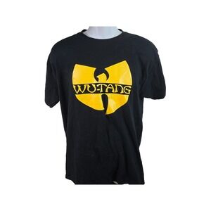 Wu-Tang Clan Black Tee Hip Hop Rap Wu Wear Size‎ Large Black